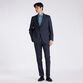 WOOL SILK CHAMBRAY TAPERED  SLACKS [ウールシルク シャンブレーパンツ]