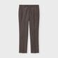 WOOL SILK CHAMBRAY TAPERED  SLACKS [ウールシルク シャンブレーパンツ]