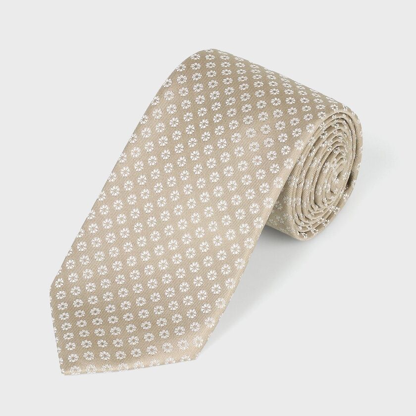 SMALL FLOWER JACQUARD TIE [スモールフラワー ジャガードタイ]