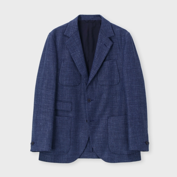 WOOL SILK LINEN HUNTING JACKET [ホップサック ハンティング