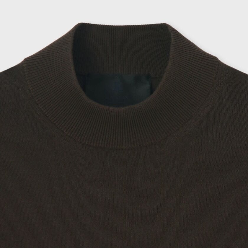 再再再値下げ新品　ランバンスポール　モックネックS 裏微起毛　定価19800円 NEW SOMERSET MOCK NECK SWEATER [NEWサマセット モックネック