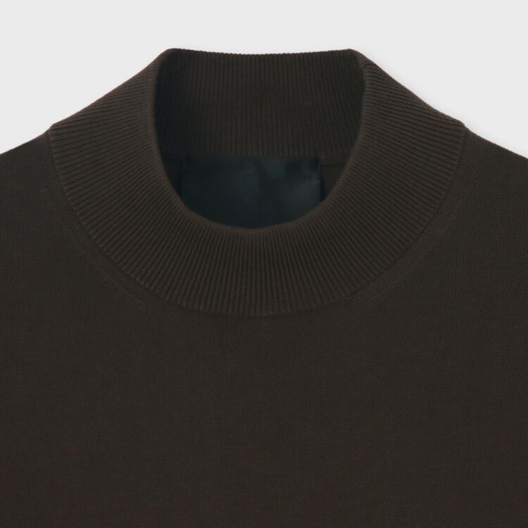 再再再値下げ新品　ランバンスポール　モックネックS 裏微起毛　定価19800円 NEW SOMERSET MOCK NECK SWEATER [NEWサマセット モックネック