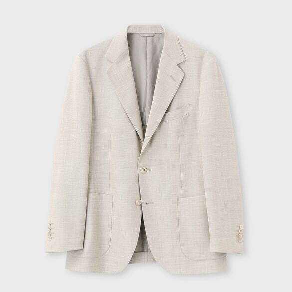 WOOL/SILK/LINEN SAHARA COLOUR JACKET[ウール/シルク/リネン サハラカラージャケット]