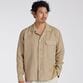 PROVENCE LINEN OPEN COLLAR SHIRT-JACKET[プロヴァンスリネンオープンカラーシャツジャケット]