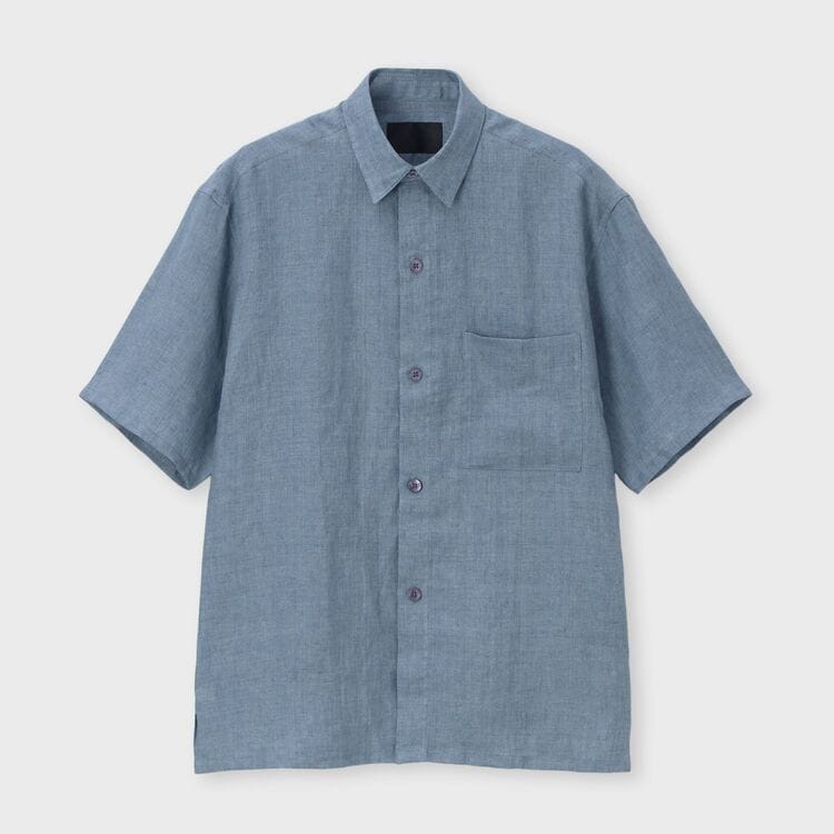 PROVENCE LINEN S/S OVERSIZED SHIRT[プロヴァンスリネン半袖オーバー