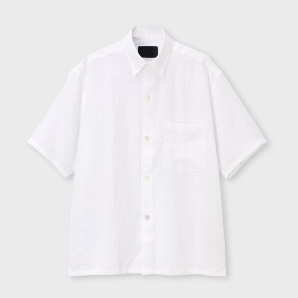 PROVENCE LINEN S/S OVERSIZED  SHIRT[プロヴァンスリネン半袖オーバーサイズシャツ]