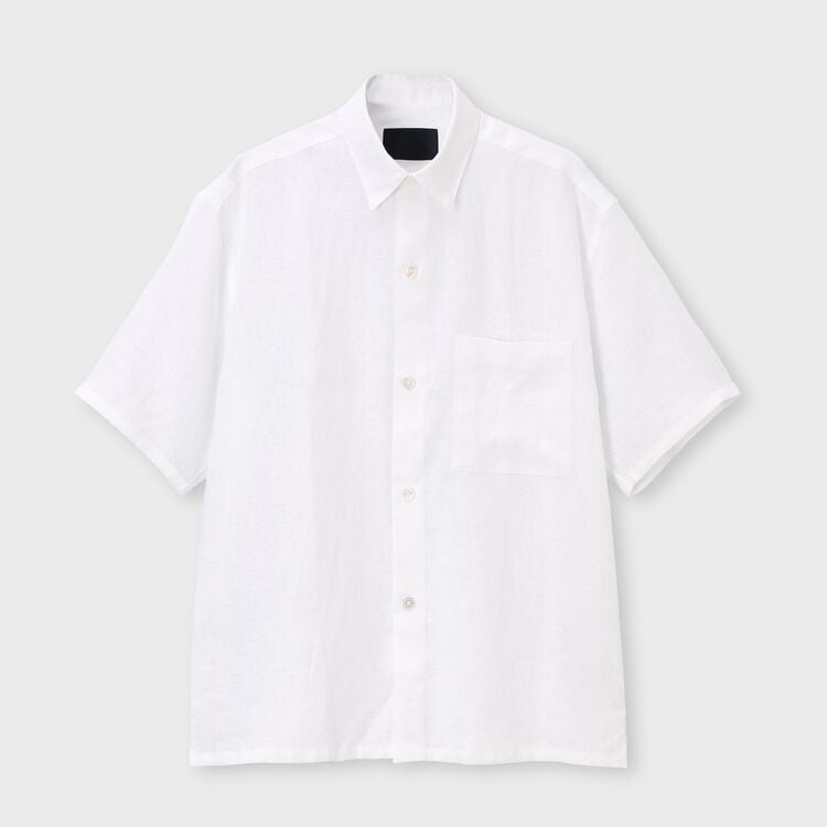 PROVENCE LINEN S/S OVERSIZED SHIRT[プロヴァンスリネン半袖オーバー