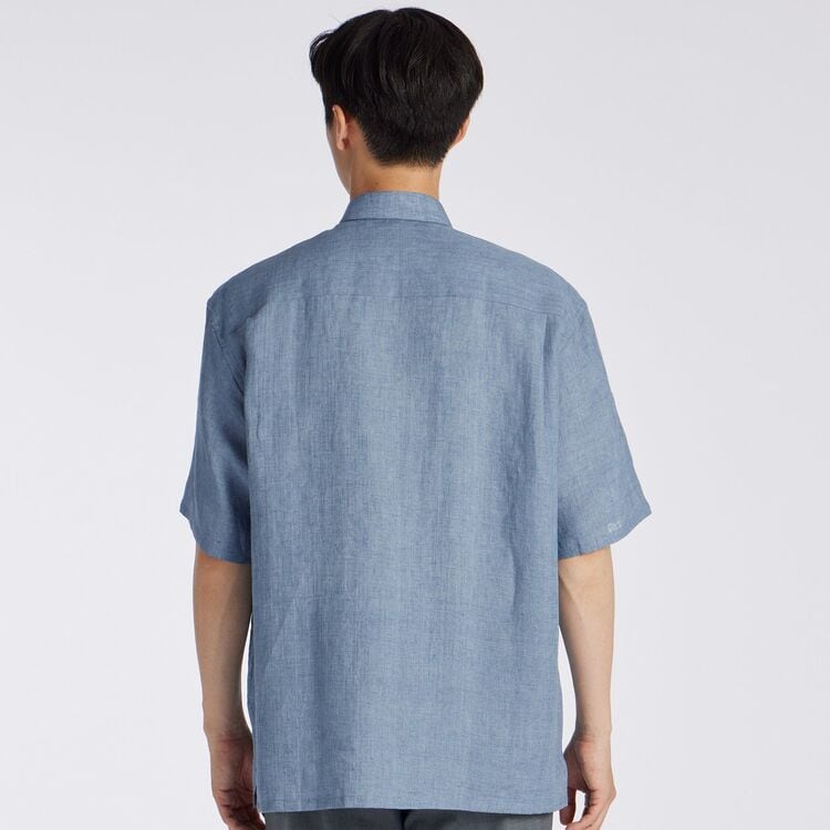 PROVENCE LINEN S/S OVERSIZED SHIRT[プロヴァンスリネン半袖オーバー