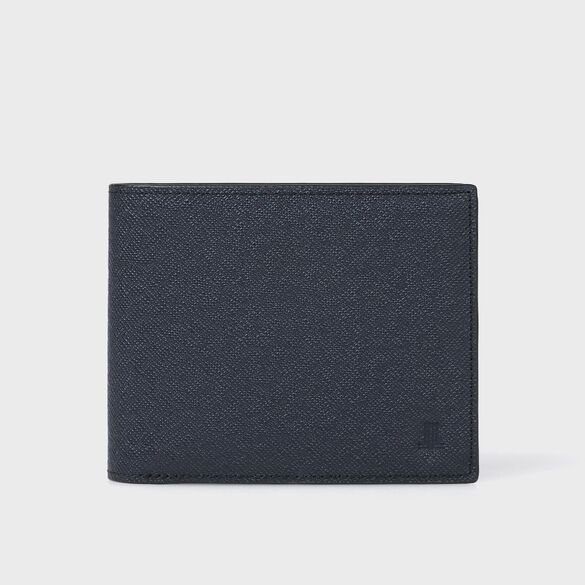 EMBOSSED LEATHER BI-FOLD WALLET