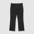 MOHAIR SILK BOOT CUT SLACKS