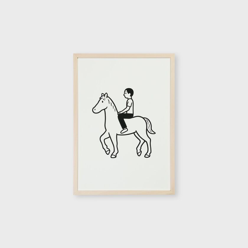 LANVIN COLLECTION &times; Noritake シルクスクリーン作品 / Slow Rider