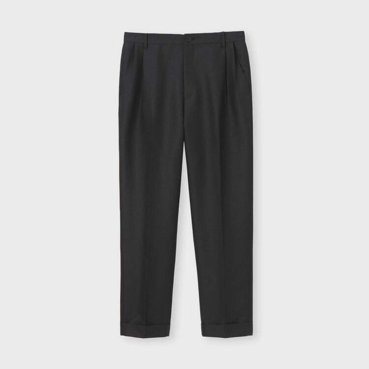 HYBRID WOOL COMFORT TAPERED SLACKS [ハイブリッドウール テーパード