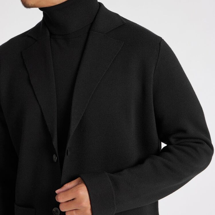 EFMW MILANO RIB KNIT JACKET [EFMW ミラノリブ ジャケット]｜ランバン