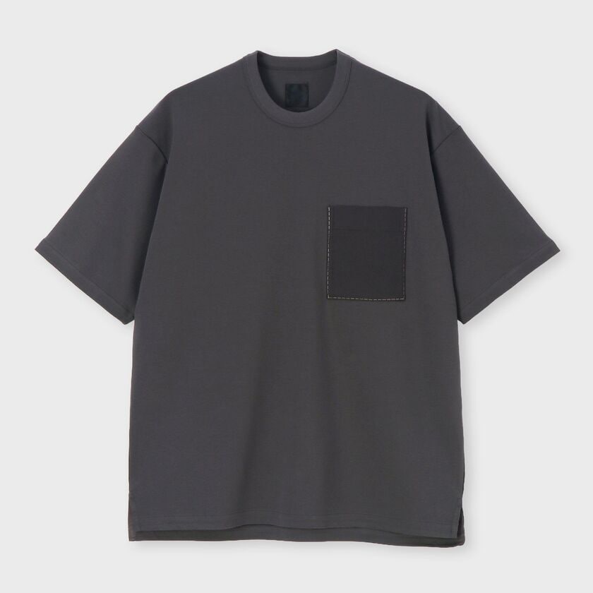 コットン トロンプルイユポケット Tシャツ / セネピ