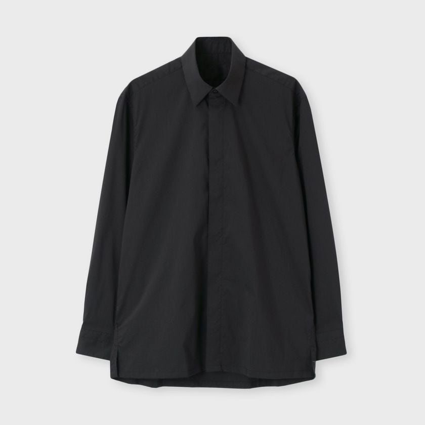 SOLID FLY FRONT 　SHIRT