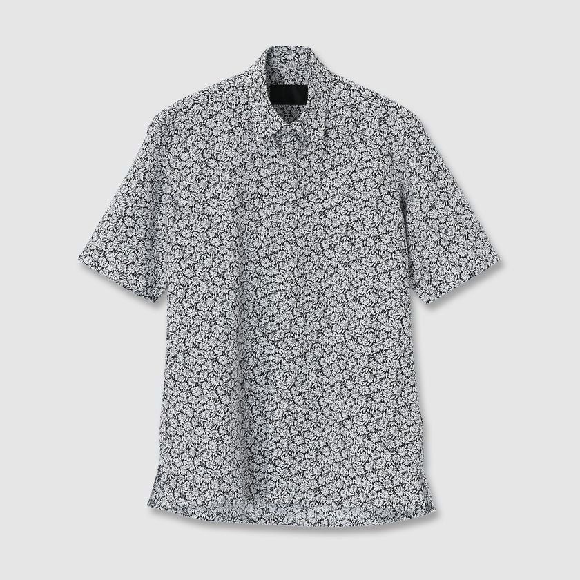 BOTANICAL &rdquo;LINE DRAWING&rdquo; SEERSUCKER 　SHIRT